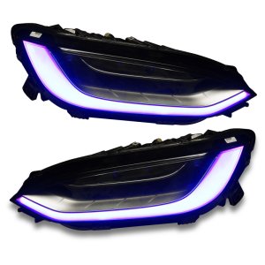 Tesla Model X Headlight & Fog Light DRL Upgrade Kit - ORACLE Lighting - Dynamic ColorSHIFT - Dynamic ColorSHIFT - `16-`21 Tesla Model X Headlight & Fog Light DRL Upgrade Kit - ORACLE Lighting - Dynamic ColorSHIFT - Dynamic ColorSHIFT - `16-`21